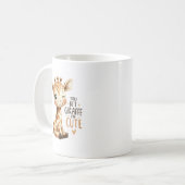 Du bist Giraffe Niedlich Süße Kunst Kaffeetasse (Vorderseite Links)