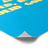 Du bist Gold Baby Poster (Ecke)