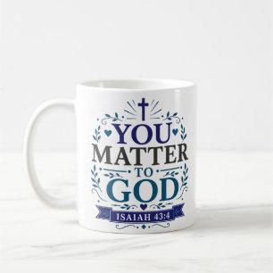 Du bist Gott wichtig Christlicher täglicher Andach Kaffeetasse