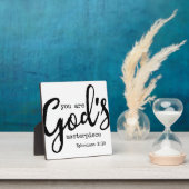 Du bist Gottes Meisterwerk Ephesianer 2:10 Zeichen Fotoplatte (InSitu)