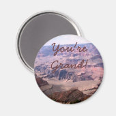 Du bist Grand (Canyon) Magnet (Vorderseite/Rückseite)