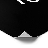 Du bist Grape Funny Fruit Pun Dark BG Poster (Ecke)