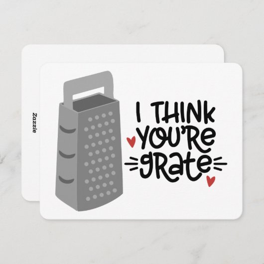 DU BIST GRAT FEIERTAGSKARTE (Vorne/Hinten)