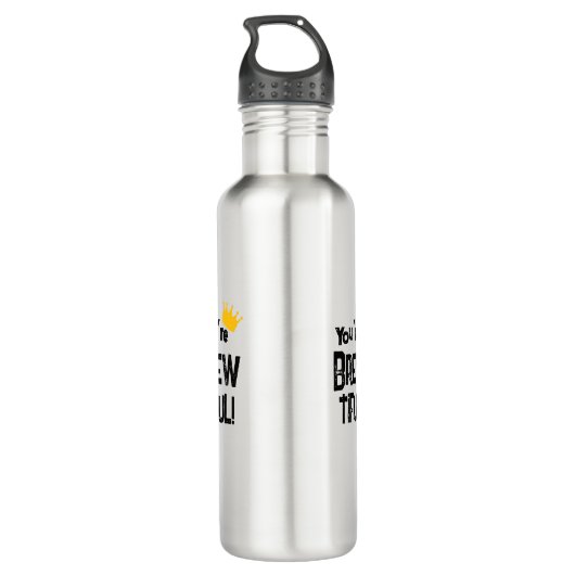 Du bist großartig edelstahlflasche (Rückseite)