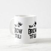 Du bist großartig kaffeetasse (Vorderseite Links)