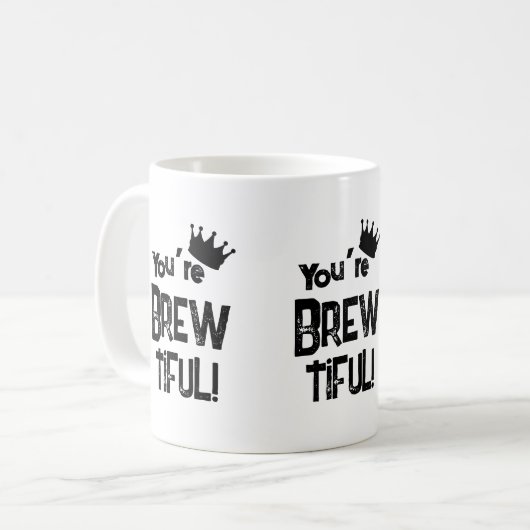 Du bist großartig kaffeetasse (Vorderseite Links)