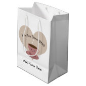 Du bist großartig! mittlere geschenktüte (Rückseite Schrägansicht)
