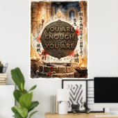 du bist gut so wie du bist poster (Heimbüro)