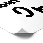 Du bist hässlich, aber es ist okay poster (Ecke)