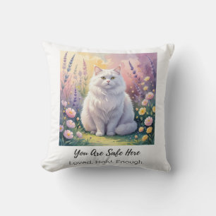 Du bist hier sicher Katzenkissen Kissen