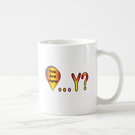 Du bist hier.... Warum? Kaffeetasse (Rechts)