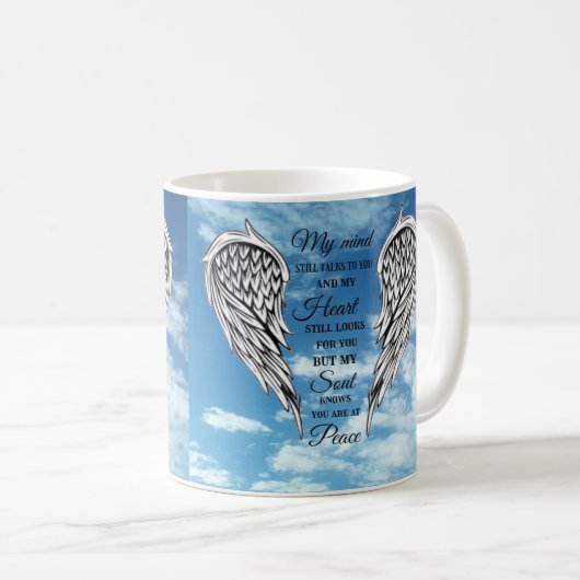Du bist im Frieden Kaffeetasse (VorderseiteRechts)