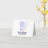 Du bist immer in meinem Herzen PERSONALISIERT Karte (Gelbe Blume)