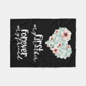 Du bist immer meine Mutter und ich Liebe dich für  Fleecedecke (Vorderseite (Horizontal))