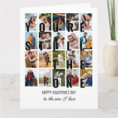 Du bist immer noch die Eins 20 Foto Romantische Va Karte (Vorderseite)