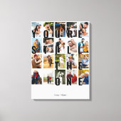 Du bist immer noch die One 20 Picture Collage Leinwanddruck (Vorderseite)