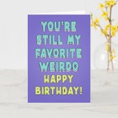 Du bist immer noch mein Lieblingsweisheit, angepas Karte (Gelbe Blume)