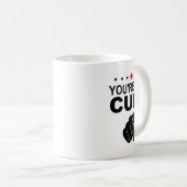 Du bist in einem Kult Zeichen Kaffeetasse (VorderseiteRechts)