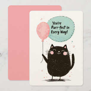 Du bist in jeder Hinsicht Purr-fect! Ein unglaubli Einladung