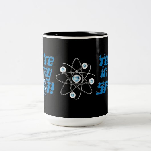 Du bist in meinem Geek-Spaß Zweifarbige Tasse (Mittel)