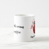 Du bist in meinem Kaffee Sahne Kaffeetasse (Mittel)