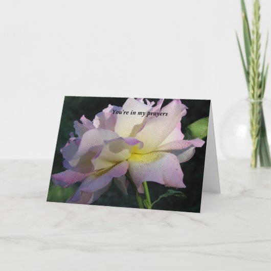 Du bist in meinen Gebeten Karte (Vorderseite)