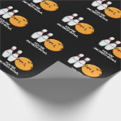 Du bist Inkredi-Bowl Funny Bowling Pun Dark BG Geschenkpapier (Ecke)