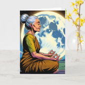 Du bist innere Kraft, indem du dich durchmachst Karte (Gelbe Blume)