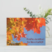 Du bist ins Party eingeladen! Einladungen Ernte (Stehend Vorderseite)