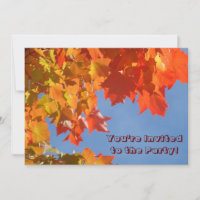 Du bist ins Party eingeladen! Einladungen Ernte