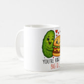 Du bist irgendwie eine große Gurke Tasse (Vorderseite Links)