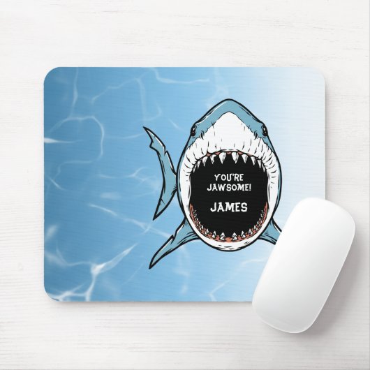 Du bist Jawsome Shark Mousepad (Mit Mouse)