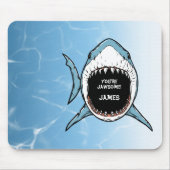 Du bist Jawsome Shark Mousepad (Vorne)