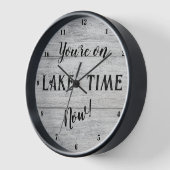 Du bist jetzt auf dem Lake Time! Uhr (Winkel)