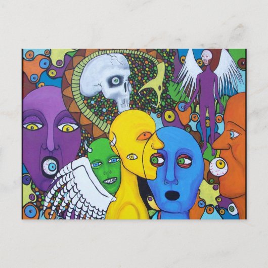 Du bist kein Engel Postkarte (Vorderseite)