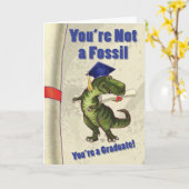 Du bist kein Fossil-Scroll Karte (Gelbe Blume)