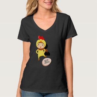 Du bist kein Huhn Tier Witze T-Shirt