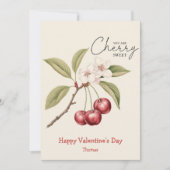 Du bist Kirschliebling, der Valentinstag Feiertagskarte (Vorderseite)