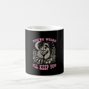 Du bist komisch, ich behalt dir kaffeetasse