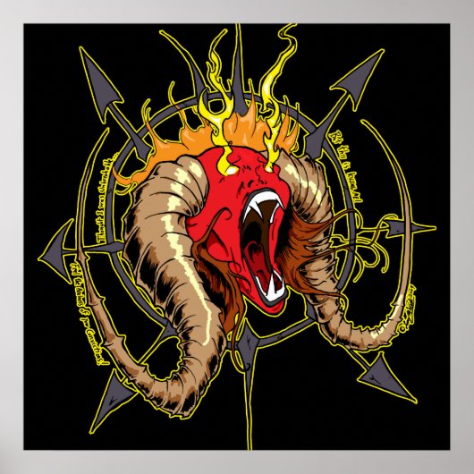 Du bist Leben in Flammen Poster (Vorne)