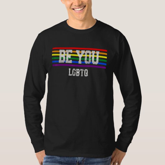 Du bist Lgbtq Lgbtq Lgbt 1 T-Shirt (Vorderseite)