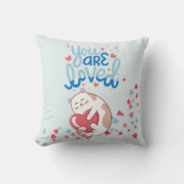 Du bist liebliche Katzen Kissen