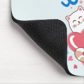 Du bist liebliche Katzen Mousepad (Ecke)