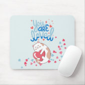 Du bist liebliche Katzen Mousepad (Mit Mouse)