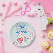 Du bist liebliche Katzen Pappteller (Party)