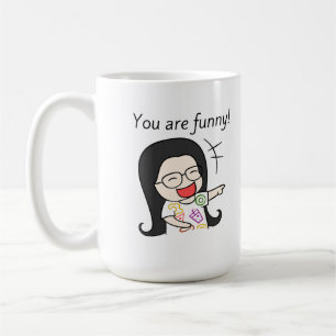 Du bist lustig kaffeetasse