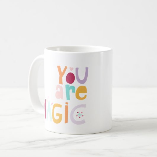 Du bist Magie Kaffeetasse (Vorderseite Links)