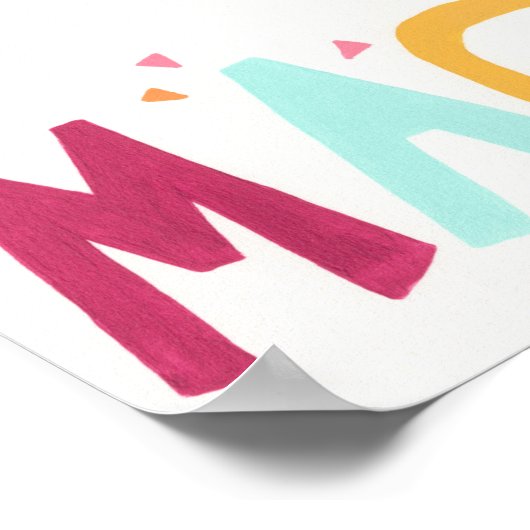 Du bist Magie Poster (Ecke)