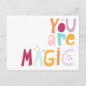 Du bist Magie Postkarte (Vorderseite)