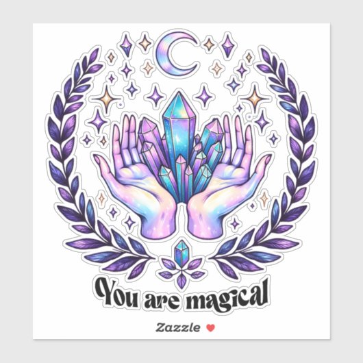 Du bist magisch aufkleber (Blatt)